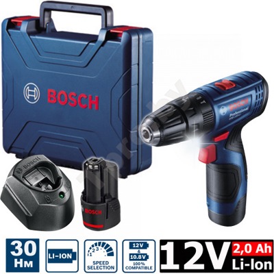 Bosch GSB 120-LI Professional (0.601.9G8.100),   -, 12 /2,0  Li-ion, 2 , 