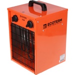 Ecoterm EHC-03/1E, Нагреватель воздуха электр., кубик, 0,025/1,5/3 кВт, 220 В, термостат, 4,6 кг