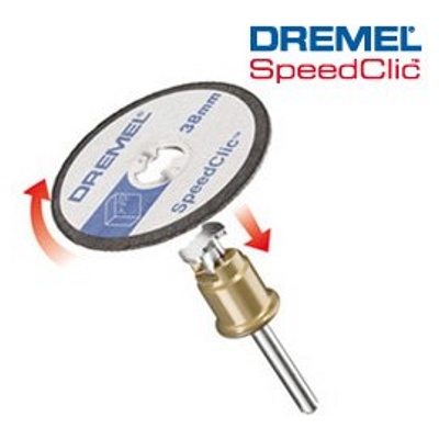 Dremel SC476, SpeedClic, Отрезной круг для пластмассы  5 шт