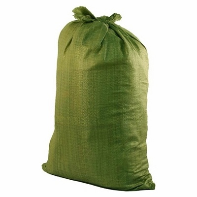 Мешок полипропиленовый зеленый 55х95 см, для строительного мусора, комплект 50 штук