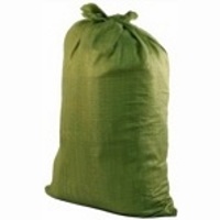Мешок полипропиленовый зеленый 55х95 см, для строительного мусора, комплект 50 штук